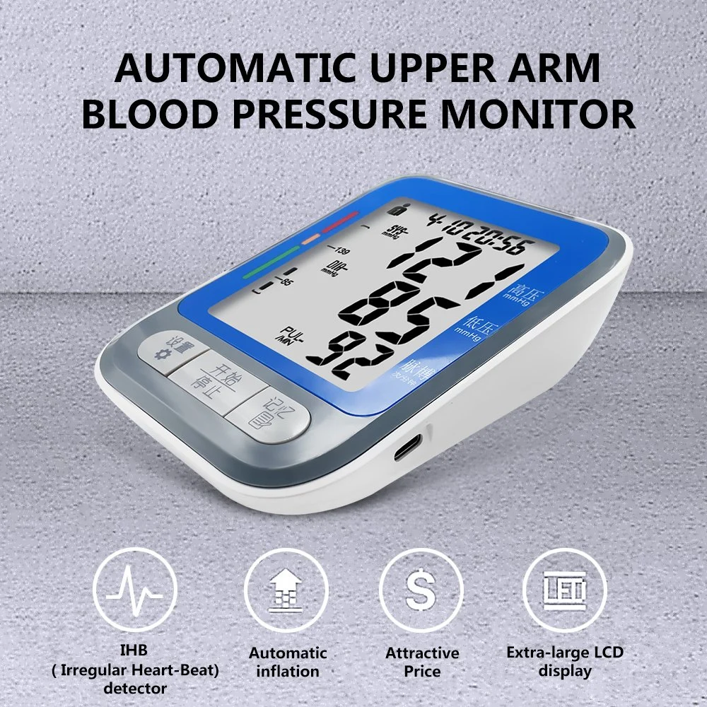 OEM ODM SKD Bpm Upper Arm Sphygmomanometer Blood Pressure Monitoring Meter