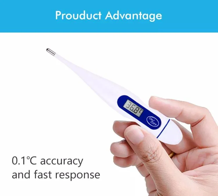 Popular Cheap Price Oral Underarm Armpit Rectal Test Baby Child Kid Adult Fever Clinical Basal Hardtip Rigid Digital Thermometer