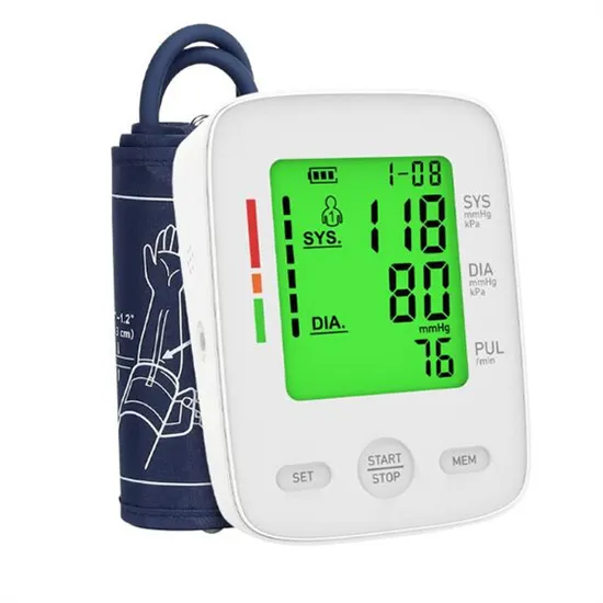 Monitor de pressão arterial digital portátil eletrônico médico