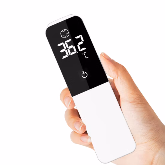 Da febre Handheld da arma da temperatura ambiente IR clínica da testa da febre do contato não alta