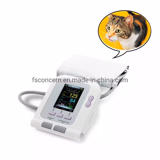 Monitor de pressão arterial portátil de qualidade veterinária com preço barato médico